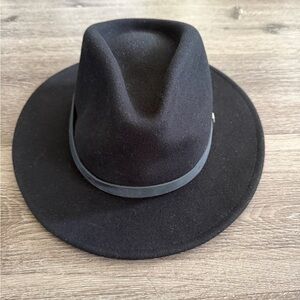 Brixton Black Wool Fedora